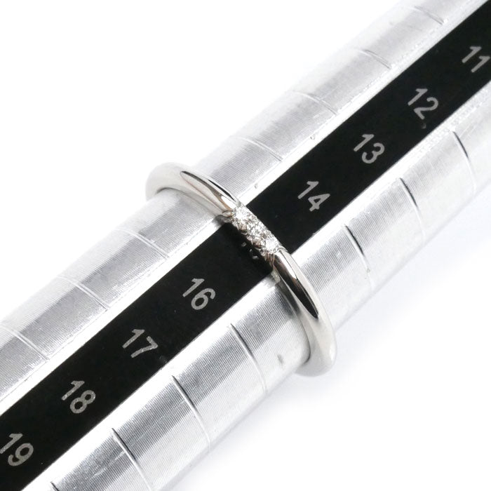TIFFANY&Co. ティファニー Pt950プラチナ クラシックバンド リング・指輪 ダイヤモンド 15号 3.6g レディース【中古】