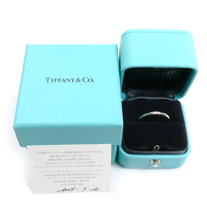 TIFFANY&Co. ティファニー Pt950プラチナ クラシックバンド リング・指輪 ダイヤモンド 15号 3.6g レディース【中古】
