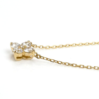 Vendome Aoyama ヴァンドーム青山 K18YG イエローゴールド カローラ ネックレス ダイヤモンド0.27ct 1.7g 40cm レディース【中古】