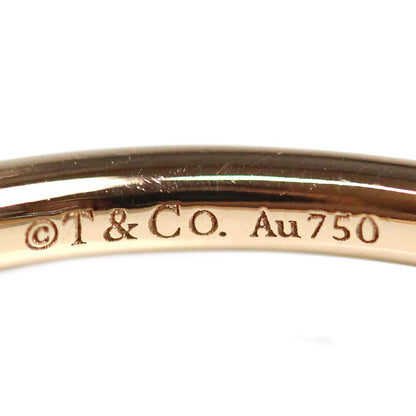 TIFFANY&Co. ティファニー K18PG ピンクゴールド Tワイヤー ダイヤ リング・指輪 60147328 ダイヤモンド 14号 2.7g レディース【中古】【美品】