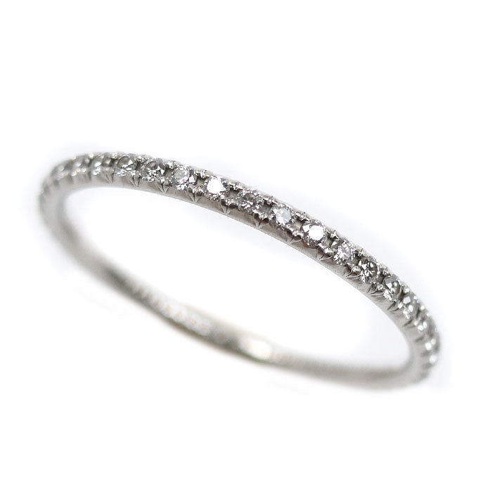 TIFFANY&Co. ティファニー Pt950プラチナ メトロ フルエタニティ リング・指輪 ダイヤモンド 10号 1.5g レディース【中古】