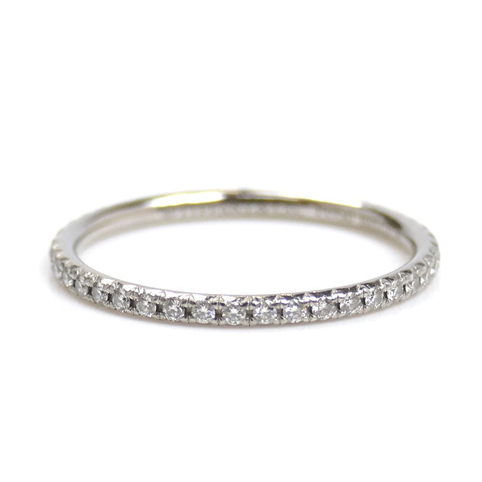 TIFFANY&Co. ティファニー Pt950プラチナ メトロ フルエタニティ リング・指輪 ダイヤモンド 10号 1.5g レディース【中古】