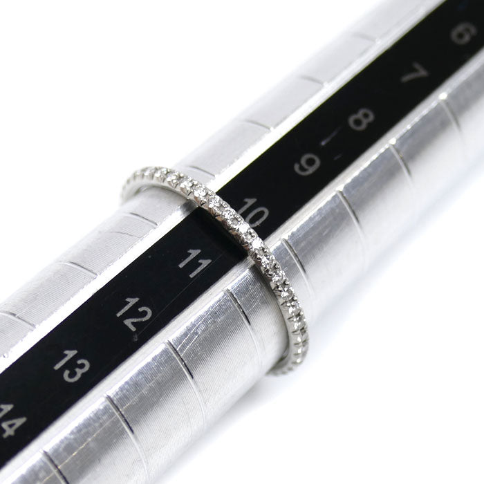 TIFFANY&Co. ティファニー Pt950プラチナ メトロ フルエタニティ リング・指輪 ダイヤモンド 10号 1.5g レディース【中古】