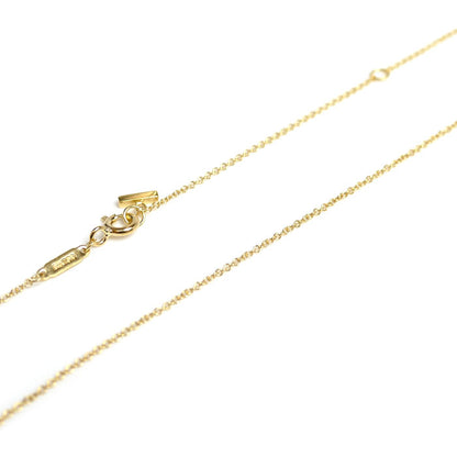 TIFFANY&Co. ティファニー K18YG イエローゴールド Tスマイル スモール ネックレス 60011679 2.9g 41/46cm レディース【中古】