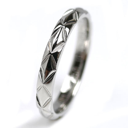 CHANEL シャネル Pt950プラチナ マトラッセ リング・指輪 7号 47 2.7g レディース【中古】【美品】