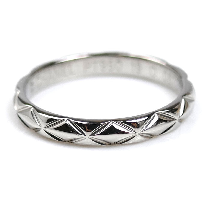 CHANEL シャネル Pt950プラチナ マトラッセ リング・指輪 7号 47 2.7g レディース【中古】【美品】