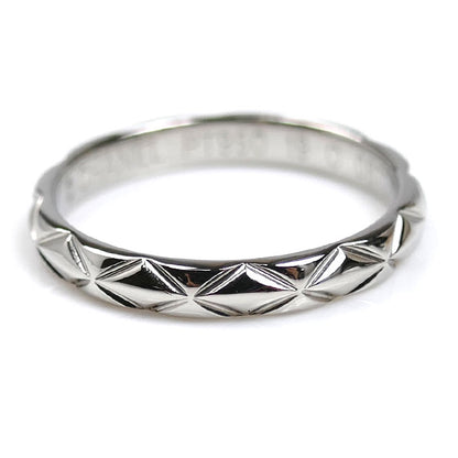 CHANEL シャネル Pt950プラチナ マトラッセ リング・指輪 7号 47 2.7g レディース【中古】【美品】