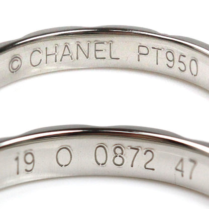 CHANEL シャネル Pt950プラチナ マトラッセ リング・指輪 7号 47 2.7g レディース【中古】【美品】