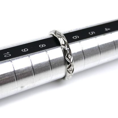 CHANEL シャネル Pt950プラチナ マトラッセ リング・指輪 7号 47 2.7g レディース【中古】【美品】