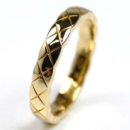 CHANEL シャネル K18YG イエローゴールド ココクラッシュ ミニ リング・指輪 J11794 8.5号 49 3.5g レディース【中古】【美品】