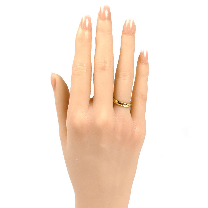 CHANEL シャネル K18YG イエローゴールド ココクラッシュ ミニ リング・指輪 J11794 8.5号 49 3.5g レディース【中古】【美品】