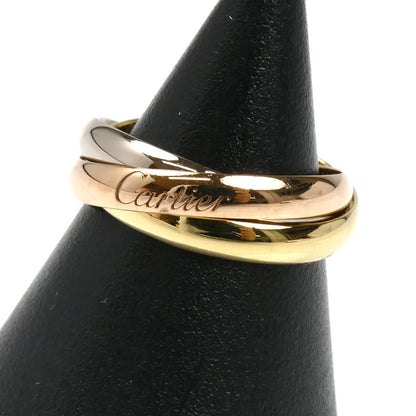 CARTIER カルティエ K18YG/PG/WG トリニティ スモール リング・指輪 B4235149 9号 49 4.2g レディース【中古】【美品】