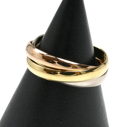 CARTIER カルティエ K18YG/PG/WG トリニティ スモール リング・指輪 B4235149 9号 49 4.2g レディース【中古】【美品】