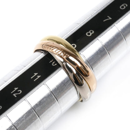 CARTIER カルティエ K18YG/PG/WG トリニティ スモール リング・指輪 B4235149 9号 49 4.2g レディース【中古】【美品】