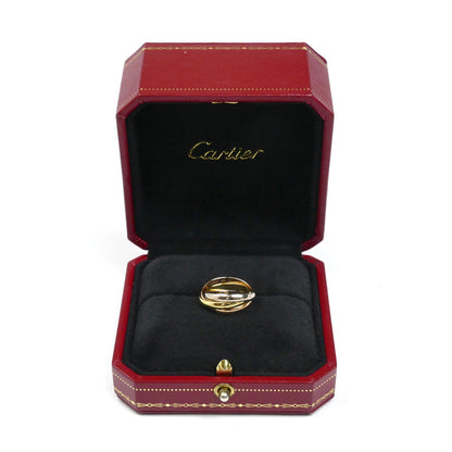 CARTIER カルティエ K18YG/PG/WG トリニティ スモール リング・指輪 B4235149 9号 49 4.2g レディース【中古】【美品】