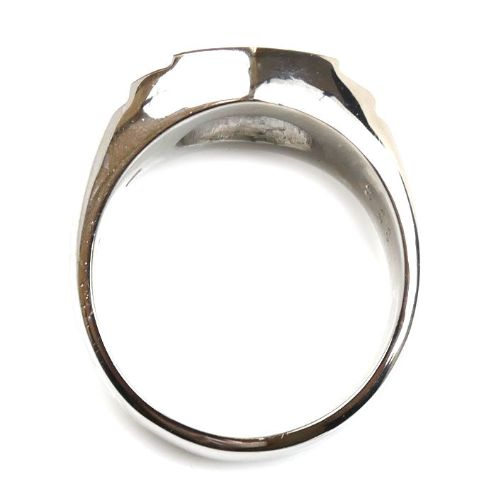 Pt900プラチナ リング・指輪 ダイヤモンド0.44ct/0.30ct 21号 27.2g メンズ【中古】