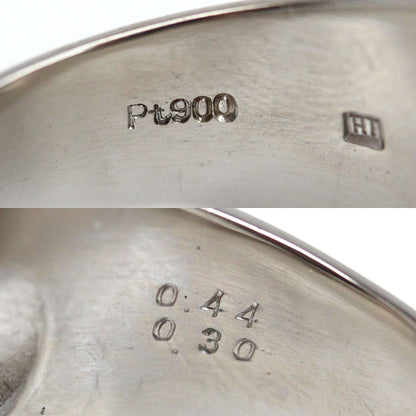 Pt900プラチナ リング・指輪 ダイヤモンド0.44ct/0.30ct 21号 27.2g メンズ【中古】