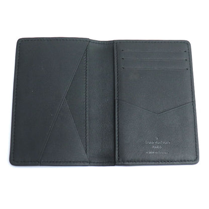 LOUIS VUITTON ルイ・ヴィトン オーガナイザー･ドゥ ポッシュ カードケース LV アエログラム ブラック M69979 IC メンズ【中古】