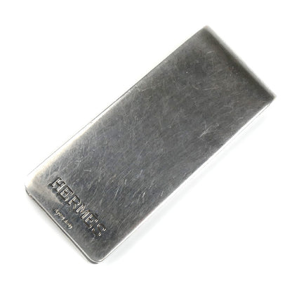 HERMES エルメス シルバー925 Hマーク モザイク マネークリップ メンズ【中古】