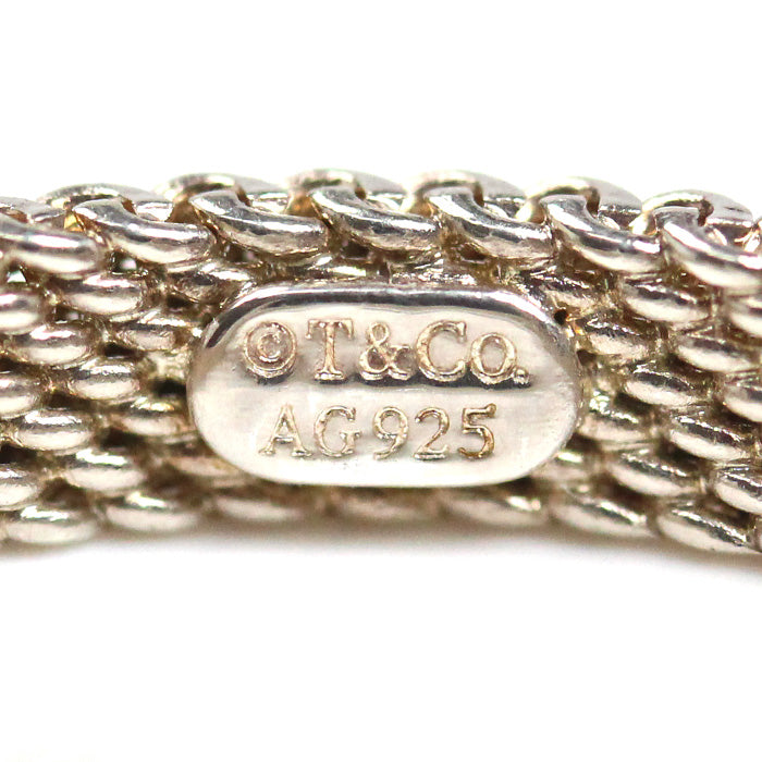 TIFFANY&Co. ティファニー シルバー925 サマセット 3Pダイヤ リング・指輪 ダイヤモンド 11号 2.3g レディース【中古】