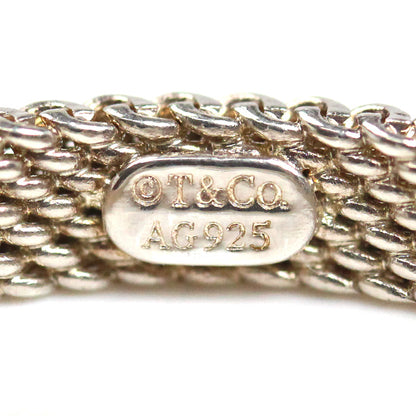 TIFFANY&Co. ティファニー シルバー925 サマセット 3Pダイヤ リング・指輪 ダイヤモンド 11号 2.3g レディース【中古】