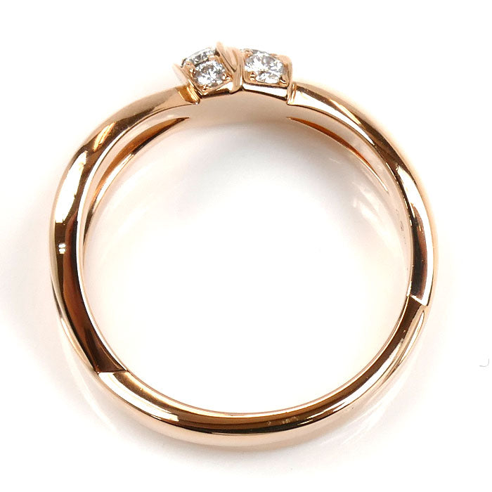 Chaumet ショーメ K18PG ピンクゴールド リアン セデュクシオン リング・指輪 083055 ダイヤモンド 10号 50 4.9g レディース【中古】【美品】
