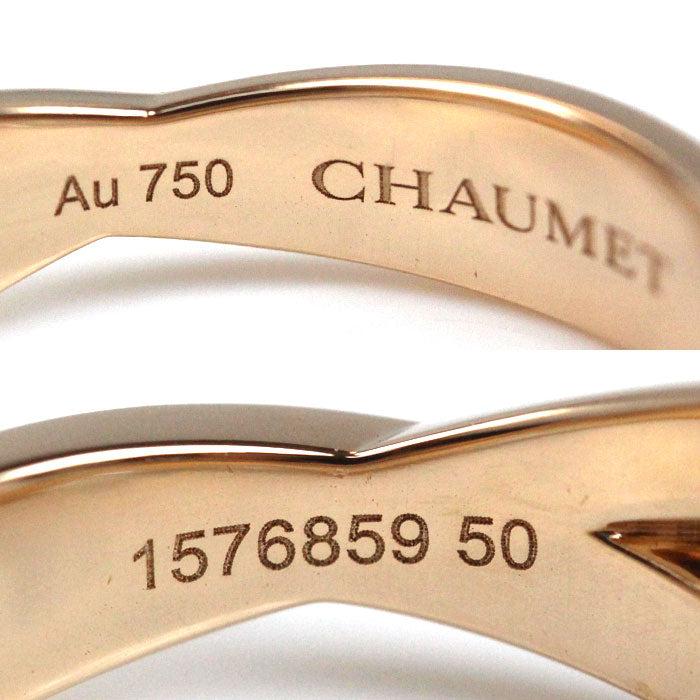 Chaumet ショーメ K18PG ピンクゴールド リアン セデュクシオン リング・指輪 083055 ダイヤモンド 10号 50 4.9g レディース【中古】【美品】