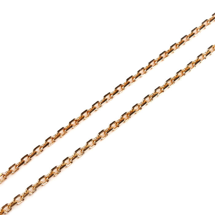 Chaumet ショーメ K18PG ピンクゴールド リアン ハーモニー SM ネックレス 084426 ダイヤモンド オニキス 4.7g 38/40/42cm レディース【中古】【美品】