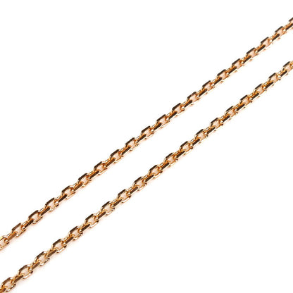 Chaumet ショーメ K18PG ピンクゴールド リアン ハーモニー SM ネックレス 084426 ダイヤモンド オニキス 4.7g 38/40/42cm レディース【中古】【美品】