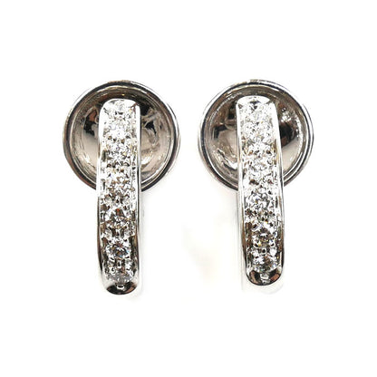 Pomellato ポメラート K18WG ホワイトゴールド イヤリング ダイヤモンド 11.1g レディース【中古】【美品】