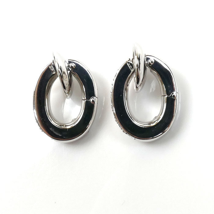 Pomellato ポメラート K18WG ホワイトゴールド イヤリング ダイヤモンド 11.1g レディース【中古】【美品】