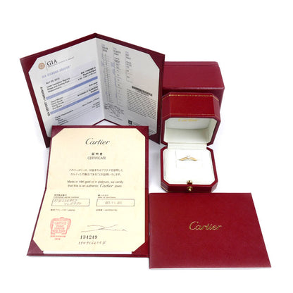 CARTIER カルティエ K18YG イエローゴールド ソリテール リング・指輪 N4226850 ダイヤモンド0.24ct 10号 50 2.8g レディース【中古】【美品】