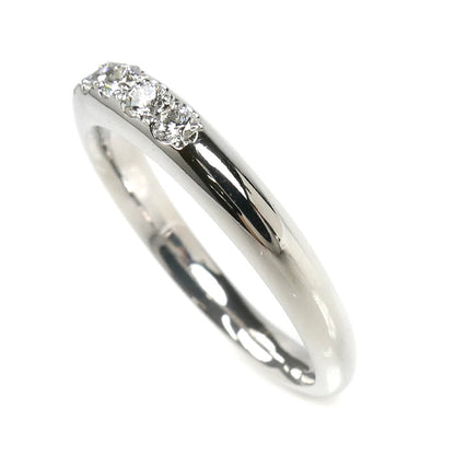 ROYAL ASSCHER ロイヤル・アッシャー Pt950プラチナ 5Pダイヤ リング・指輪 ダイヤモンド 10号 4.5g レディース【中古】【美品】