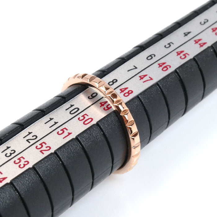 Boucheron ブシュロン K18PG ピンクゴールド キャトルクルドパリ スモール リング・指輪 JAL01164 9号 49 1.9g レディース【中古】【美品】