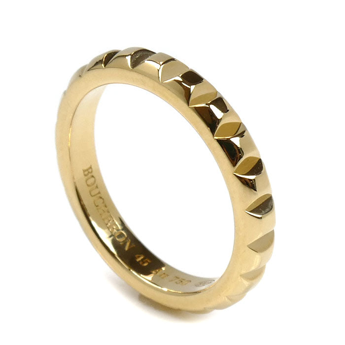 Boucheron ブシュロン K18YG イエローゴールド キャトルクルドパリ ミディアム リング・指輪 JAL00008 5号 45 3.1g レディース【中古】【美品】