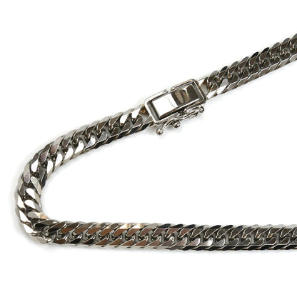 Pt850プラチナ ネックレス 喜平6面Wカット 50.7g 50cm メンズ【中古】