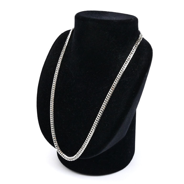 Pt850プラチナ ネックレス 喜平6面Wカット 50.7g 50cm メンズ【中古】