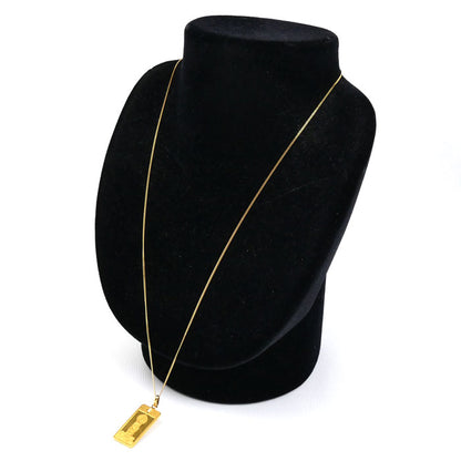 K24YG/K18YG 菩薩 ペンダント ネックレス 喜平2面カット ダイヤモンド0.02ct 10.3g 45/51cm ユニセックス【中古】