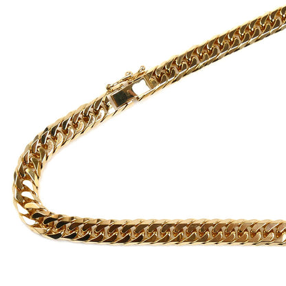 K18YG イエローゴールド ネックレス 喜平6面Wカット 50.5g 50cm ユニセックス【中古】