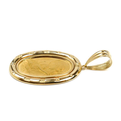 K24YG イエローゴールド K18YG イエローゴールド マリアコイン 2.5ｇ ペンダントトップ 5.2g ユニセックス【中古】