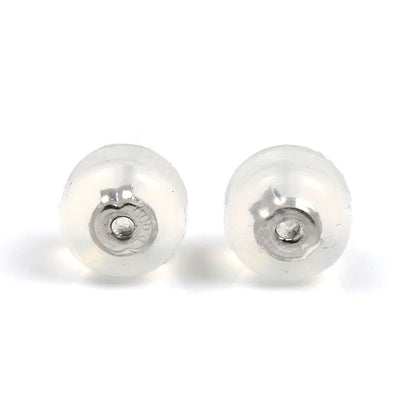 Pt900プラチナ 一粒ダイヤ ピアス ダイヤモンド0.447ct/0.434ct 1.5g レディース【中古】【美品】