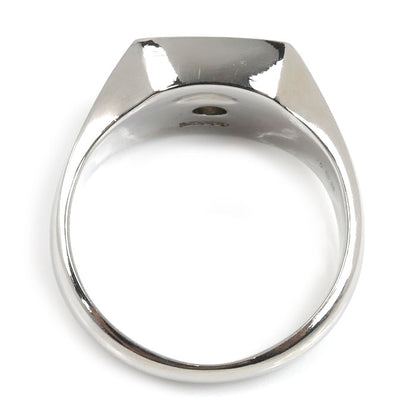Pt900プラチナ 印台 ダイヤ リング・指輪 ダイヤモンド0.52ct 18号 22.7g メンズ【中古】【美品】