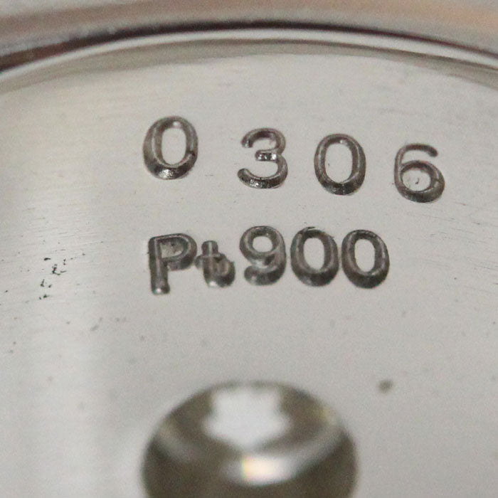 Pt900プラチナ 印台 リング・指輪 ダイヤモンド0.306ct 22号 21.6g メンズ【中古】【美品】