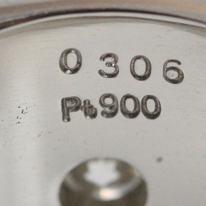 Pt900プラチナ 印台 リング・指輪 ダイヤモンド0.306ct 22号 21.6g メンズ【中古】【美品】