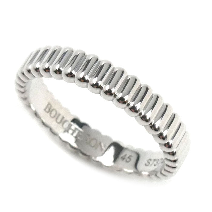 Boucheron ブシュロン K18WG ホワイトゴールド キャトル グログラン スモール リング・指輪 JAL01170 5号 45 2.9g レディース【中古】【美品】