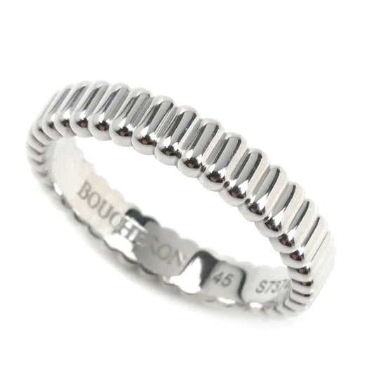 Boucheron ブシュロン K18WG ホワイトゴールド キャトル グログラン スモール リング・指輪 JAL01170 5号 45 2.9g レディース【中古】【美品】