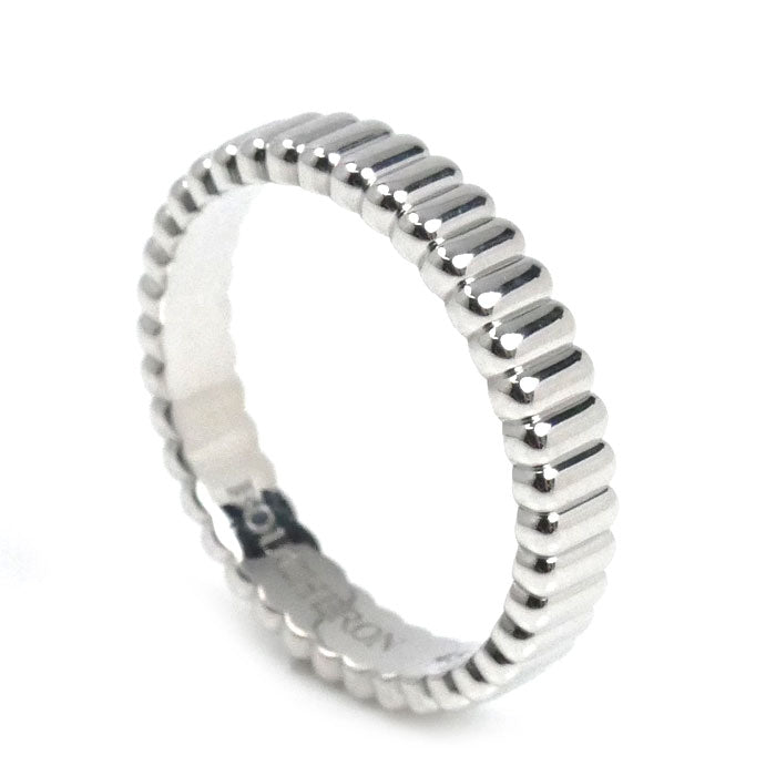 Boucheron ブシュロン K18WG ホワイトゴールド キャトル グログラン スモール リング・指輪 JAL01170 5号 45 2.9g レディース【中古】【美品】