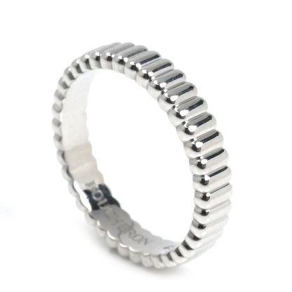 Boucheron ブシュロン K18WG ホワイトゴールド キャトル グログラン スモール リング・指輪 JAL01170 5号 45 2.9g レディース【中古】【美品】