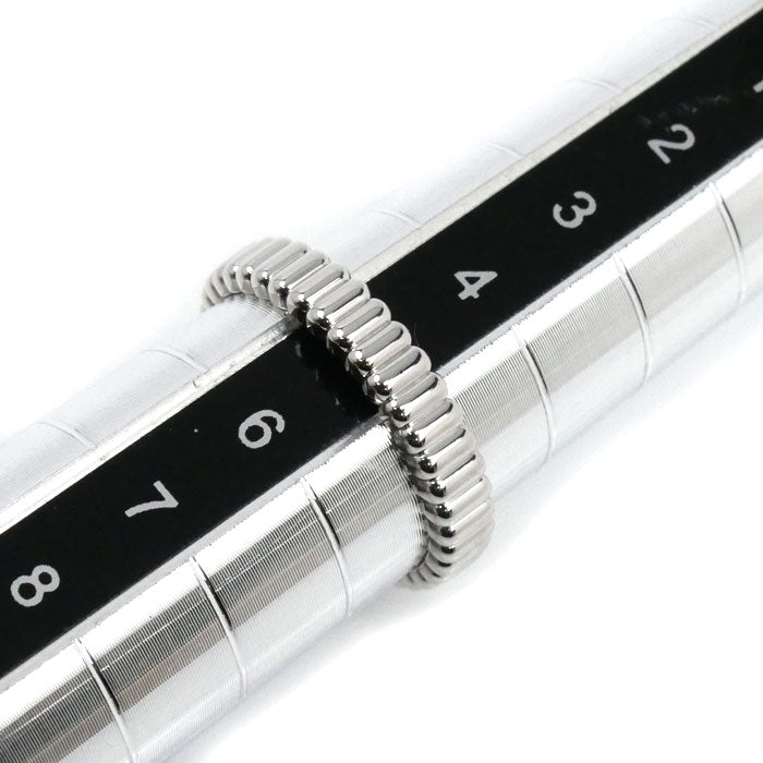 Boucheron ブシュロン K18WG ホワイトゴールド キャトル グログラン スモール リング・指輪 JAL01170 5号 45 2.9g レディース【中古】【美品】