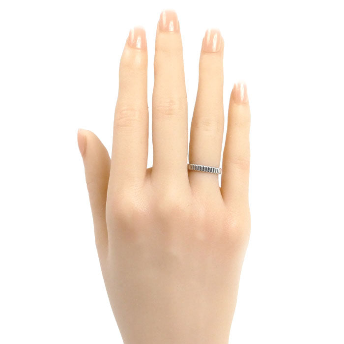 Boucheron ブシュロン K18WG ホワイトゴールド キャトル グログラン スモール リング・指輪 JAL01170 5号 45 2.9g レディース【中古】【美品】